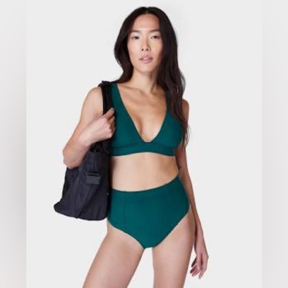 Sweaty Betty Teal Bikini Top, Size 4/XS